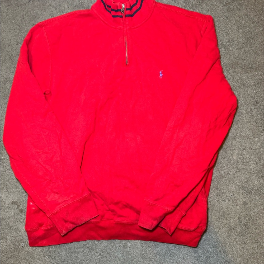 Vintage polo quarter zip